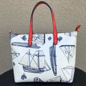 Tory Burch Nautical Spinnaker Crossbody Tote ⛵️❤️